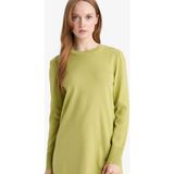 DeFacto Yırtmaçlı Basic Triko Kazak Tunik H3431AZ25WN - Green - Dropsuz - 2XL