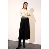 DeFacto Yüksek Bel Crop Fit Pantolon G8869AX26SP, 36, 26Y801000444, BLACK, Kadın