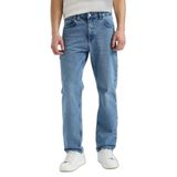 DeFacto Yumuşak Dokulu Straight Fit Jean Pantolon, 32, G9015AX26SP, Mavi-NM39, Erkek