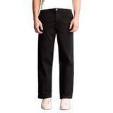 DeFacto Yumuşak Dokulu Wide Leg Jean Pantolon, 32, H2880AX26SP, Siyah-NM40, Erkek