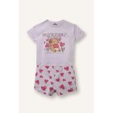 DeFacto%100 Pamuk 2'li Pijama Takımı Kız Bebek H7640A526SM