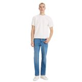DeFacto%100 Pamuk 90's Slim Fit Dar Kalıp Yüksek Bel Dar Paça Jean Pantolon, 28, D8602AX25SP, Mavi-NM28, Erkek