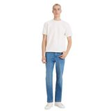 DeFacto%100 Pamuk 90's Slim Fit Dar Kalıp Yüksek Bel Dar Paça Jean Pantolon, 34, D8602AX25SP, Mavi-NM28, Erkek
