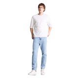 DeFacto%100 Pamuk 90's Slim Fit Dar Kalıp Yüksek Bel Dar Paça Jean Yıkamalı Pantolon, 30, E1371AX25AU, Mavi-NM39, Erkek
