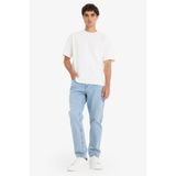 DeFacto%100 Pamuk 90's Slim Fit Yüksek Bel Dar Paça Jean Pantolon, 28, E1371AX25AU, Mavi-NM39, Erkek