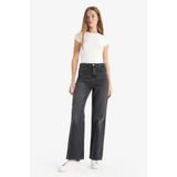 DeFacto%100 Pamuk 90's Wide Leg Yüksek Bel Jean Pantolon, 32, F2943AX25WN, Antrasit-NM36, Erkek