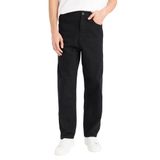 DeFacto%100 Pamuk Baggy Fit Geniş Paça Jean Pantolon Siyah, 34, F8644AX25AU, Siyah-NM40, Erkek