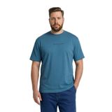 DeFacto%100 Pamuk Boxy Fit Baskılı Kısa Kollu Büyük Beden Tişört, 3XL, H1159AX26SM, İndigo-IN194, Erkek