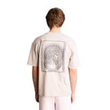 DeFacto%100 Pamuk Boxy Fit Baskılı Tişört, S, G5575AX26SM, Gri-GR368, Erkek