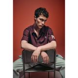 DeFacto%100 Pamuk Boxy Fit Gömlek Bordo, 2XL, G4140AX26SM, Bordo-BR494, Erkek