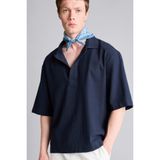 DeFacto%100 Pamuk Boxy Fit Gömlek, XS, F8622AX26SP, Lacivert, Erkek