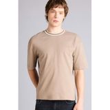 DeFacto%100 Pamuk Boxy Fit Kısa Kollu Tişört, L, H3113AX26SP, Kahve-BN571, Erkek