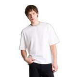 DeFacto%100 Pamuk Boxy Fit Kısa Kollu Tişört, XL, H3113AX26SP, Ekru-ER105, Erkek