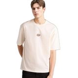 DeFacto%100 Pamuk Boxy Fit Sırt Baskılı Kısa Kollu Tişört, XL, G4279AX26SM, Ekru-ER105, Erkek