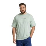 DeFacto%100 Pamuk Büyük Beden Boxy Fit Baskılı T-Shirt, 3XL, H1159AX26SM, Yeşil-GN1180, Erkek