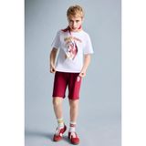 DeFacto%100 Pamuk Galatasaray Kısa Kollu Pijama Üst Şort Pijama Alt 2'li Pijama Takımı Erkek Çocuk