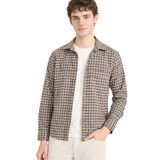 DeFacto%100 Pamuk Kareli Gömlek, 2XL, G4993AX26SP, Kahve-BN581, Erkek