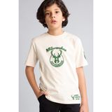 DeFacto%100 Pamuk NBA Mılwaukee Bucks Tişört Erkek Çocuk