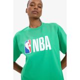 DeFacto%100 Pamuk NBA Wordmark Oversize Tişört