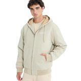 DeFacto%100 Pamuk Oversize Mont, S, Oversize Mont, Bej, Erkek