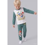 DeFacto%100 Pamuk Paw Patrol 2'li Pijama Takımı Uzun Kollu Üst Alt Erkek Bebek