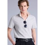 DeFacto%100 Pamuk Polo Yaka T-Shirt, S, G1493AX26SP, Ekru-ER100, Erkek