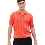 DeFacto%100 Pamuk Polo Yaka Tişört, XL, F7133AX25SM, Turuncu-OG198, Erkek