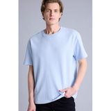 DeFacto%100 Pamuk Regular Fit Kısa Kollu Tişört, XS, G8108AX26SM, Mavi-BE177, Erkek