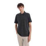DeFacto%100 Pamuk Regular Fit Polo Yaka Kısa Kollu Basic Düz Pike Kumaş Tişört, S, C1293AX25SP, Antrasit, Erkek