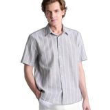 DeFacto%100 Pamuk Regular Fit Polo Yaka Kısa Kollu Gömlek Haki, S, H5620AX26SM, Haki-KH403, Erkek