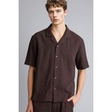 DeFacto%100 Pamuk Relax Fit Gömlek, S, C7578AX26SM, Kahve, Erkek