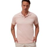 DeFacto%100 Pamuk Slim Fit Polo Tişört Bordo, S, E2633AX25SM, Bordo-BR476, Erkek