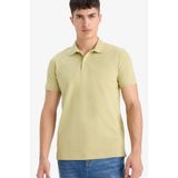 DeFacto%100 Pamuk Slim Fit Polo Tişört Haki, S, E2633AX25SM, Haki-KH517, Erkek
