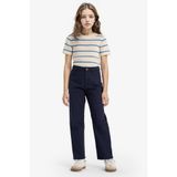 DeFacto%100 Pamuk Staright Fit Geniş Bol Paça Cepli Okul Pantolonu Kız Çocuk C9471A825AU