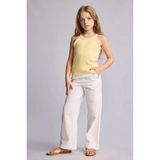 DeFacto%100 Pamuk Staright Fit Geniş Paça Gabardin Pantolon Kız Çocuk H2977A826SM