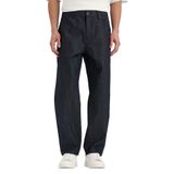 DeFacto%100 Pamuk Straight Fit Yüksek Bel Geniş Paça Jean Pantolon, 28, E9339AX25SP, Mavi-NM34, Erkek
