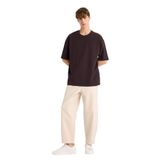 DeFacto%100 Pamuk Tapered Wide Leg Fit Geniş Paça Jean Pantolon, 38, F8365AX25AU, Bej-BG700, Erkek
