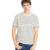 DeFacto%100 Pamuk Tişört, 2XL, F9674AX26SP, Ekru-ER100, Erkek