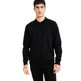 DeFacto%100 Pamuk Yarım Fermuarlı Sweatshirt, S, F2254AX25WN, Siyah-BK81, erkek