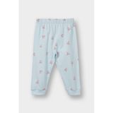 DeFacto%100 Pamuklu Dısney Mıckey & Mınnıe Beli Lastikli Pijama Takımı Kız Bebek