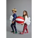 DeFacto%100 Pamuklu Regular Fit Dısney Mickey & Minnie Beli Lastikli Uzun Kollu Kırmızı Pijama Takımı Kız Bebek F4595A525WN
