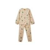 DeFacto%100 Pamuklu Uzay Baskılı Beli Lastikli Pijama Takımı Erkek Bebek