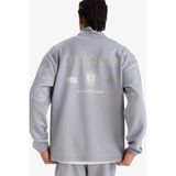 DeFactoFit NBA Brooklyn Nets Boxy Fit Dik Yaka Fermuarlı Sırt Baskılı Skuba Dalgıç Kumaş Sweatshirt