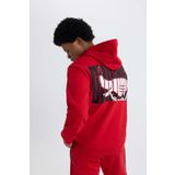 DeFactoFit NBA Chicago Bulls Kapüşonlu Sweatshirt B3884AX24SPBR244