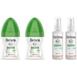 Defans Sinek Kovucu Naturel Vücut Losyonu 100 Ml + Sinek Kovucu Vücut Spreyi Protect 50 ml 2Lİ SET