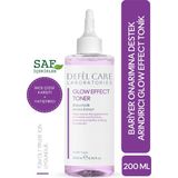 Defel Care Glow Effect Toner 200 ml – Tüm Cilt Tipleri - Arnika Ekstraktı, Bakuchiol & Hyaluronik Asit