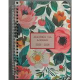 Deffter 15X21.5 Spiralli Sert Kapak Akademik Yıl Ajandası - Floral Garden 2025-2026 - 1 Adet - --