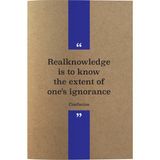 Deffter 64837-5 Quotes From Thinkers Confucius Karton Kapak 14,8x21 Noktalı 70 Sayfa Defter