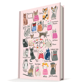Deffter 8699164644582 Summer Cats Cool Cats 14x20 Çizgili Defter