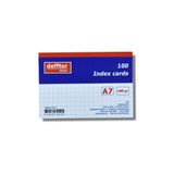 Deffter A7 Beyaz Kareli 64129-1 Index Kartı